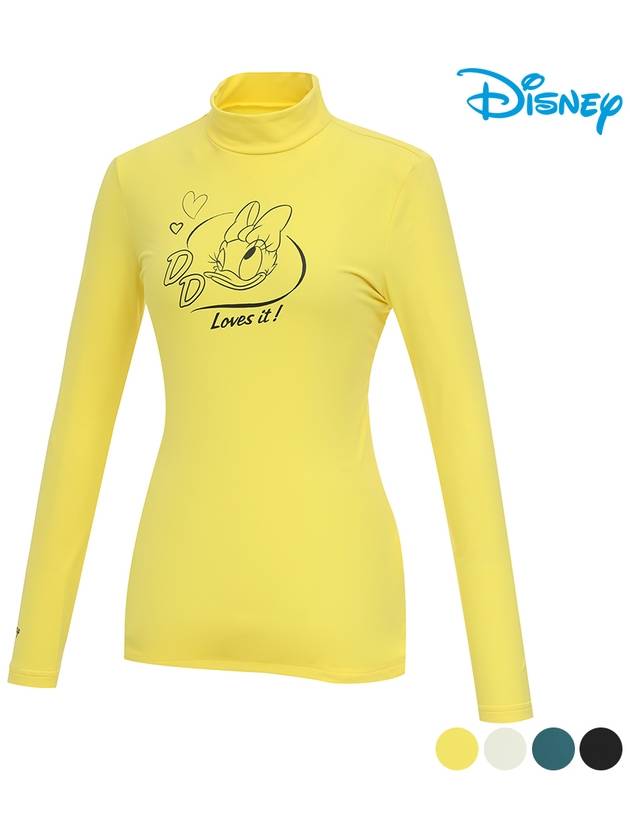 Women s Half Neck Long Sleeve T Shirt DL3LTS080 - DISNEY GOLF - BALAAN 4