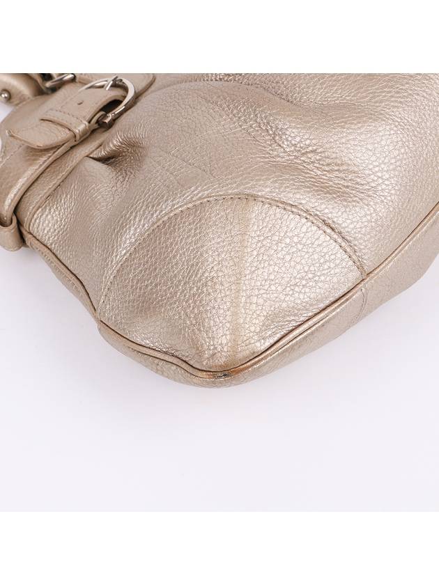 Ferragamo Gancini silver Marisa large shoulder bag - SALVATORE FERRAGAMO - BALAAN 9