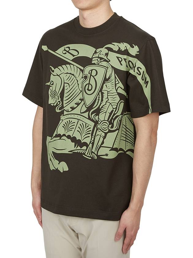 EKD Print Short Sleeve T-Shirt Olive - BURBERRY - BALAAN 3