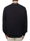 Diagonal Raised Fleece Lens Sweatshirt Black - CP COMPANY - BALAAN 4