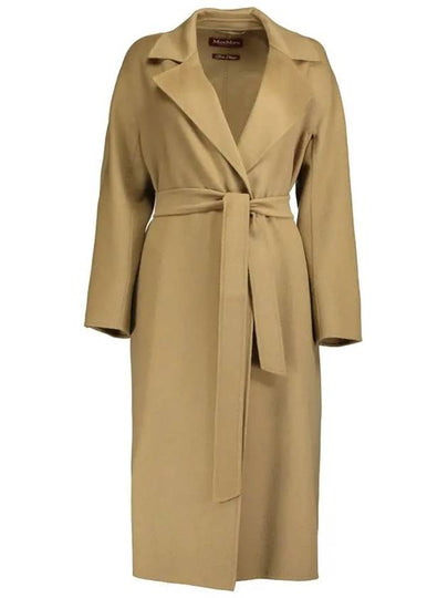 Women's Cles Virgin Wool Single Coat Camel - MAX MARA - BALAAN 2