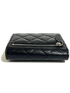 Classic snap half wallet black silver caviar AP0231 - CHANEL - BALAAN 4