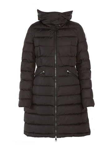 Women's Flammette Down Long Padded Jacket Black - MONCLER - BALAAN 1