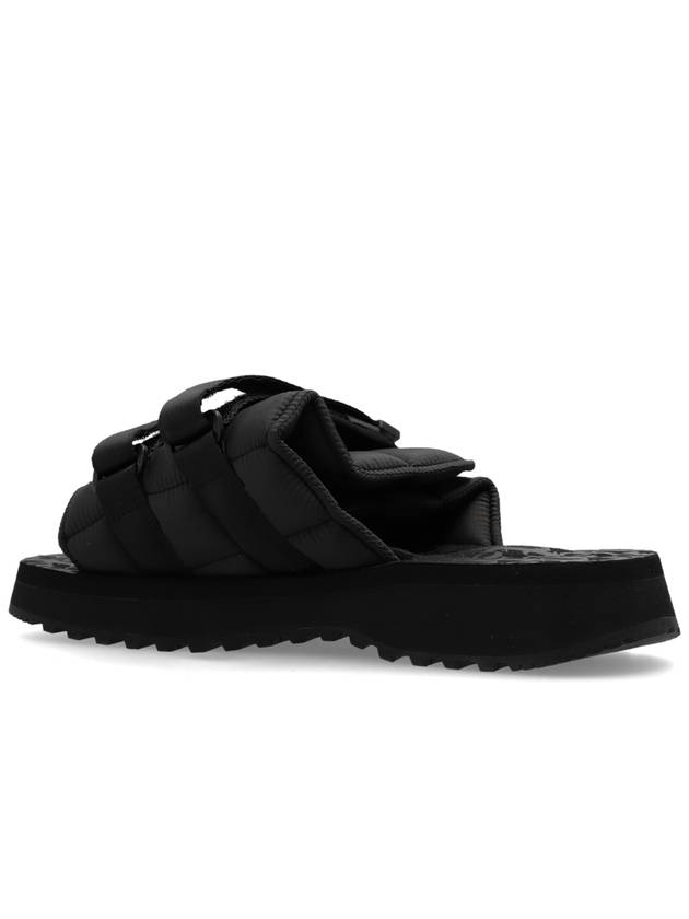 Suicoke Moto P Touch Strap Slippers Black - PALM ANGELS - BALAAN 6