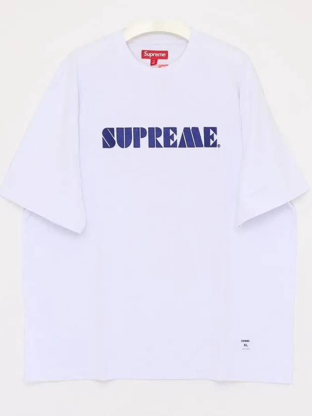 SS24KN59 WHITE Stencil Short Sleeve Tee - SUPREME - BALAAN 3