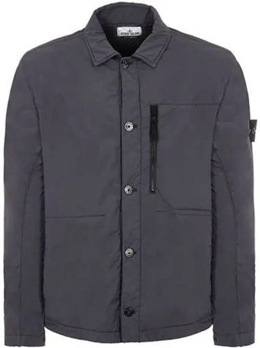 Skin Touch Nylon Garment Dyed Jacket Charcoal - STONE ISLAND - BALAAN 1