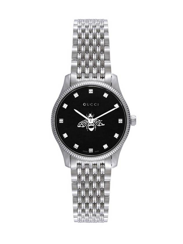 G Timeless Bee Metal Watch Silver - GUCCI - BALAAN 1