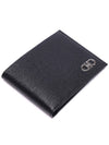 Gancini Half Wallet Black - SALVATORE FERRAGAMO - BALAAN 6