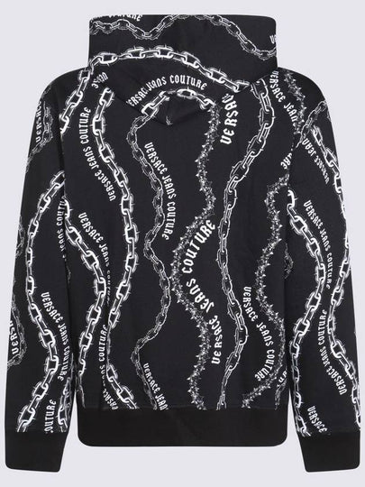 Versace Jeans Couture Black Cotton Sweatshirt - VERSACE - BALAAN 2