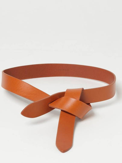 Lecce Knotted Leather Belt Brown - ISABEL MARANT - BALAAN 2