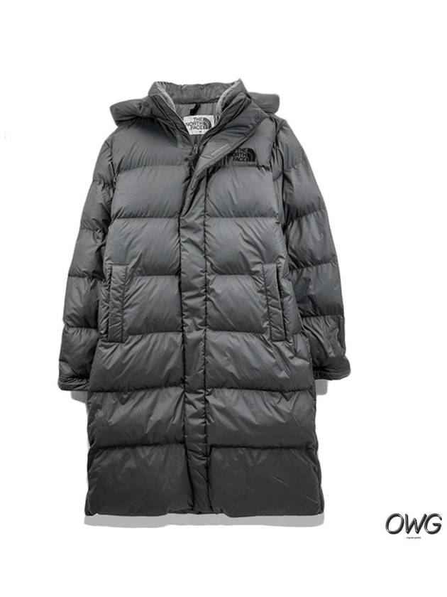 Long padding White Label Women Men ON BALL AIR - THE NORTH FACE - BALAAN 3