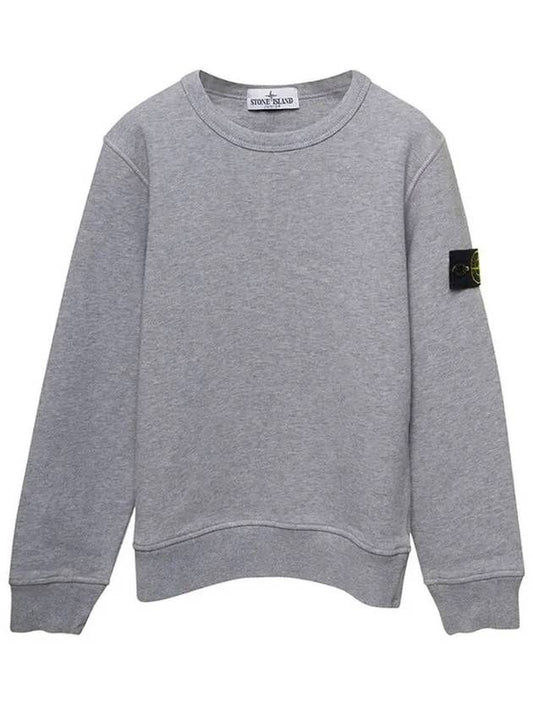 Men s Waffen Patch Sweatshirt Gray Melange Adult Size 791661320 V0M64 14Y - STONE ISLAND - BALAAN 2