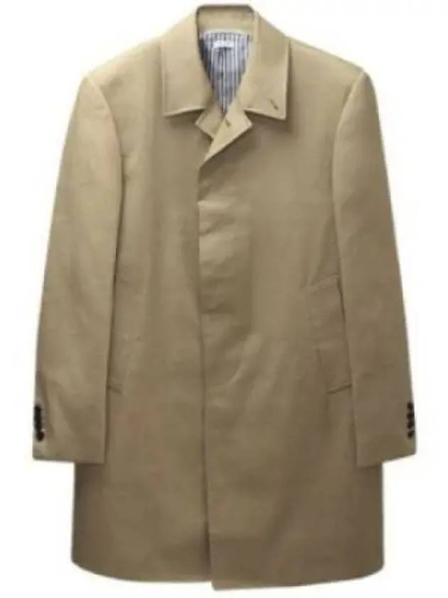 RWB Stripe Single Coat Beige - THOM BROWNE - BALAAN 2