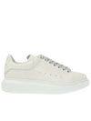 Oversole Glitter Sneakers Ivory - ALEXANDER MCQUEEN - BALAAN.