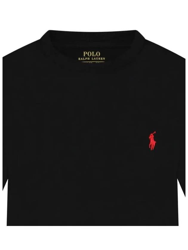 Kids Women s Pony Embroidery T Shirt Black 832904 036 - POLO RALPH LAUREN - BALAAN 4