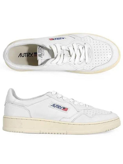 Medalist Goatskin Low Top Sneakers White - AUTRY - BALAAN 2