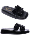 slide buckle mule sandals black - ROGER VIVIER - BALAAN 2