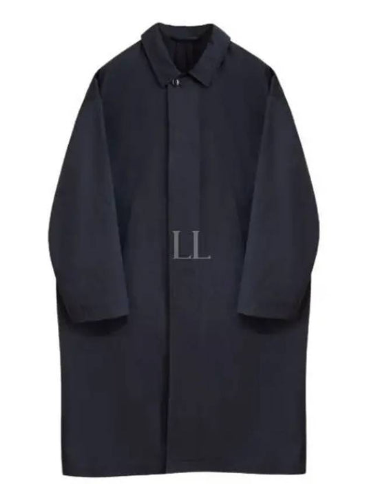 WR Cotton Twill Oversized Coat Jet Black - LEMAIRE - BALAAN 2