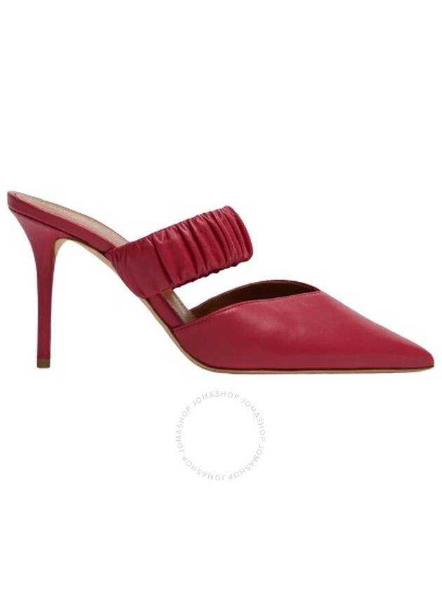 Malone Souliers Ladies Matilda 85 Pointed Leather Mules in Cherry/Cherry, Brand Size 37 ( US Size 7 ) - MALONE SOULIERS - BALAAN 1