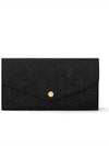 Sarah Monogram Long Wallet Black - LOUIS VUITTON - BALAAN 3