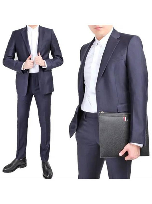 Striped Slim Fit Suit Navy - GIVENCHY - BALAAN 2