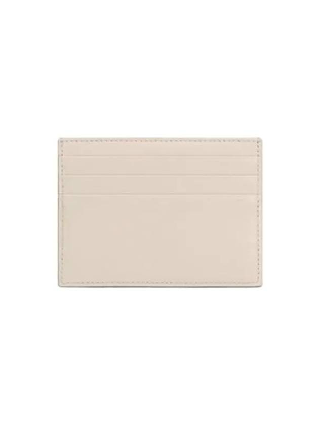 Triomphe Shiny Calfskin Card Wallet Pale Beige - CELINE - BALAAN 4