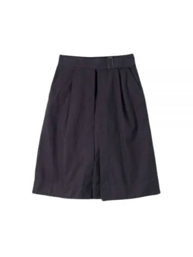 MHL CINCH WAIST SKIRT INDIGO WHSK0504S24CQC IND cinch waist skirt - MARGARET HOWELL - BALAAN 1