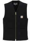 Arbor Cotton Canvas Vest Black - CARHARTT WIP - BALAAN 2