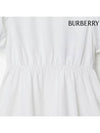 Kids Vintage Check Collar Dress White - BURBERRY - BALAAN 6