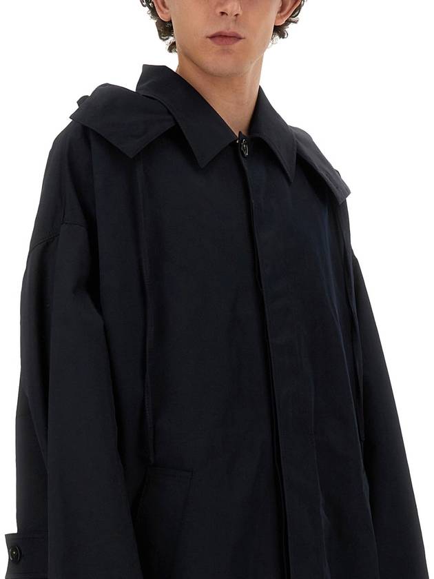 HOODED TRENCH COAT - BOTTEGA VENETA - BALAAN 4