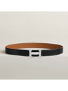 5382 32mm silver glossy men s belt black gold H073967CA AA H064544CK 05 - HERMES - BALAAN 1