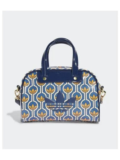 Monogram Print Mini Bowling Tote Bag Blue - ADIDAS - BALAAN 2