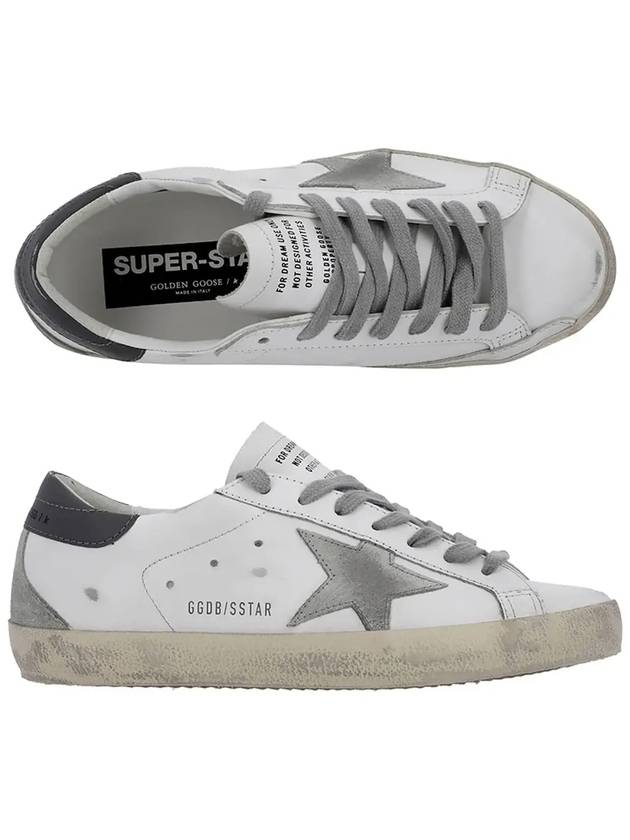 Superstar Grey Tab Low Top Sneakers White - GOLDEN GOOSE - BALAAN 5