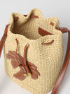 Farm Bucket Bag Beige - PALM ANGELS - BALAAN 3