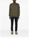 Wappen Patch Crew Neck Cotton Sweatshirt Brown - STONE ISLAND - BALAAN 3