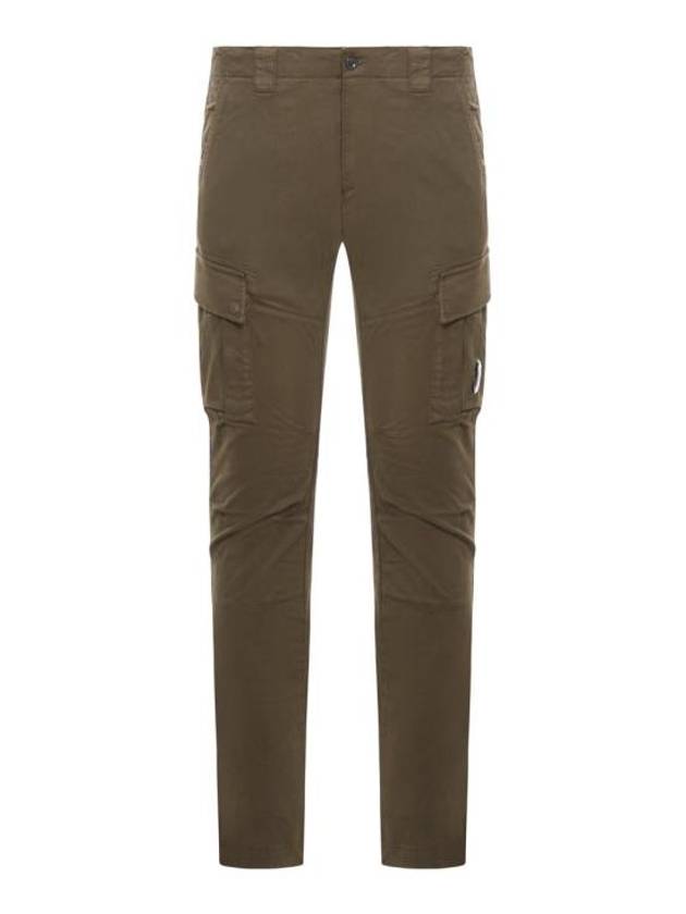 Stretch Sateen Ergonomic Lens Double Cargo Straight Pants Ivy Green - CP COMPANY - BALAAN 1