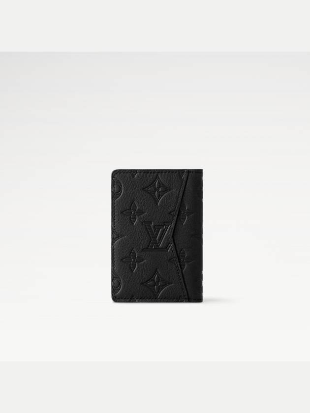 Monogram Shadow Pocket Organizer Card Wallet Black - LOUIS VUITTON - BALAAN 7