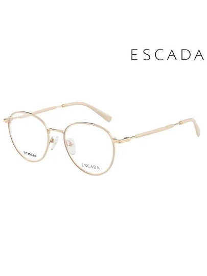 Glasses Frame VES984F 0F47 Round Titanium Men Women - ESCADA - BALAAN 2