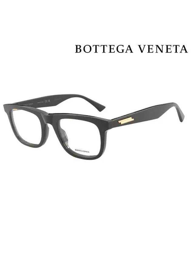 Eyewear Full Rim Square Acetate Eyeglasses Black - BOTTEGA VENETA - BALAAN 3