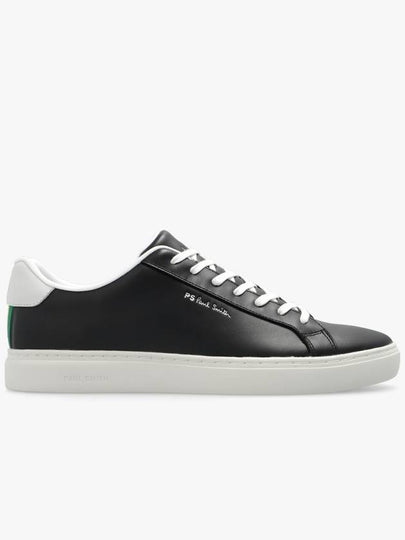 Rex Stripe Logo Low Top Sneakers Black - PAUL SMITH - BALAAN 2