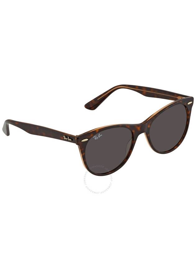 Ray Ban Wayfarer II Classics Dark Grey Classic Round Unisex Sunglasses RB2185 1292B1 55 - RAY-BAN - BALAAN 2