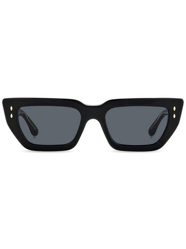 Isabel Marant Sunglasses With Logo, Women's, Black - ISABEL MARANT - BALAAN 1