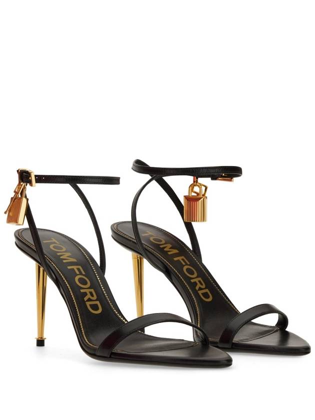 Black Padlock Sandals 12927662 - TOM FORD - BALAAN 4