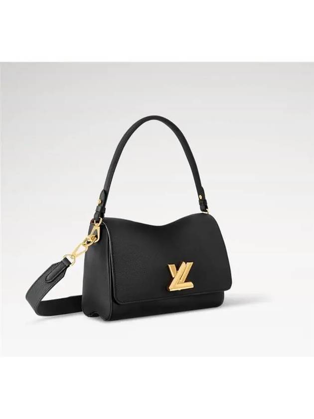 Soft Twist Other Leather Shoulder Bag Black - LOUIS VUITTON - BALAAN 3