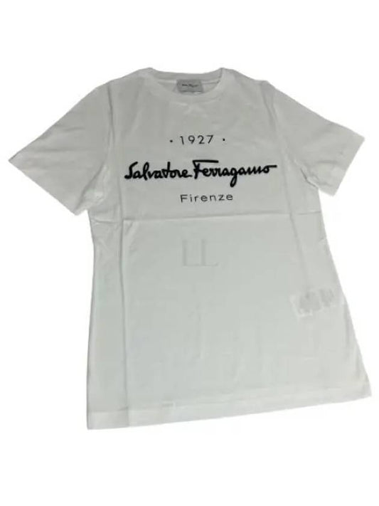 1927 Signature Women s T Shirt 11 C466 BCO 0722283 - SALVATORE FERRAGAMO - BALAAN 1