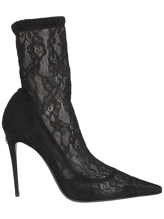 23 fw CORDONETTO Lace Ankle Boots Dolce GABBANA CT0959 AP739 8B956 B0230744622 - DOLCE&GABBANA - BALAAN 3