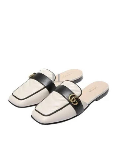 Double G Slide Sandals White - GUCCI - BALAAN 2