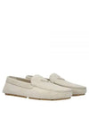 Suede Loafers Desert Beige - PRADA - BALAAN 2