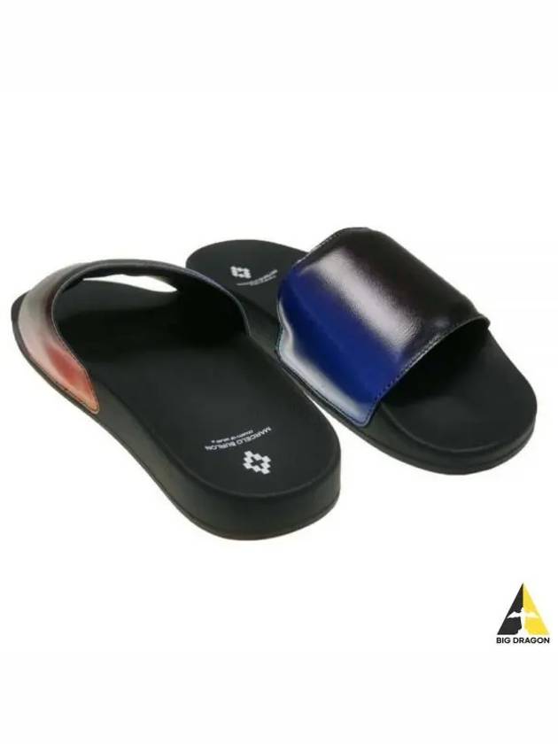 CMIA027 CROSS Multicolor Slippers Black CMIA027R19849048 1018 - MARCELO BURLON - BALAAN 2