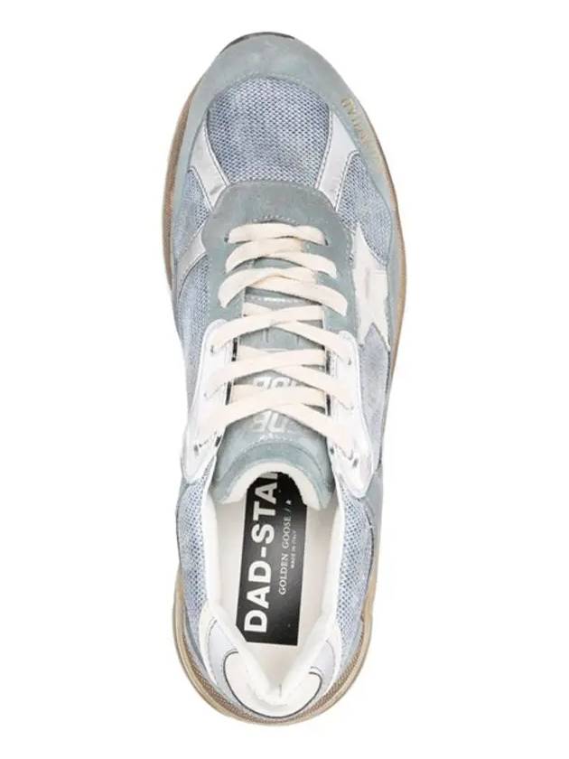 Dad Mesh Suede Low Top Sneakers Blue - GOLDEN GOOSE - BALAAN 5